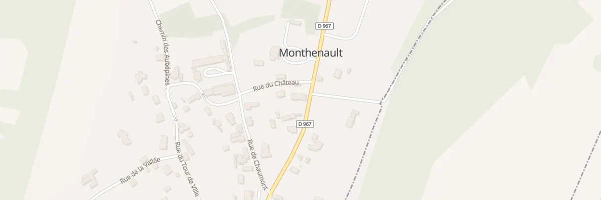 Plan du 3 Rue du Château à Monthenault