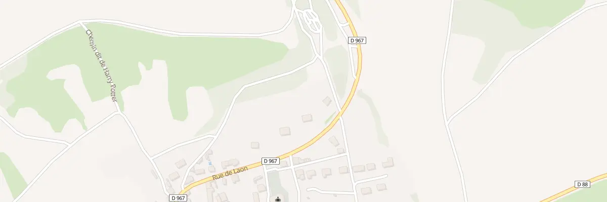 Plan du 33 Rue de Laon à Chamouille