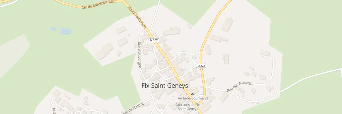 Plan du 5016 Le Bourg à Fix-Saint-Geneys