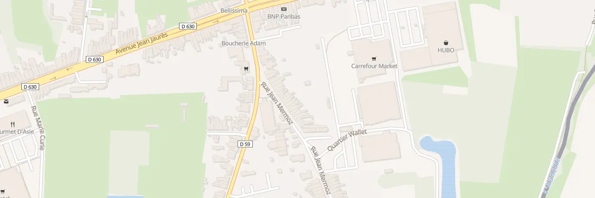 Plan du 155 Rue Jean Mermoz à Quiévrechain