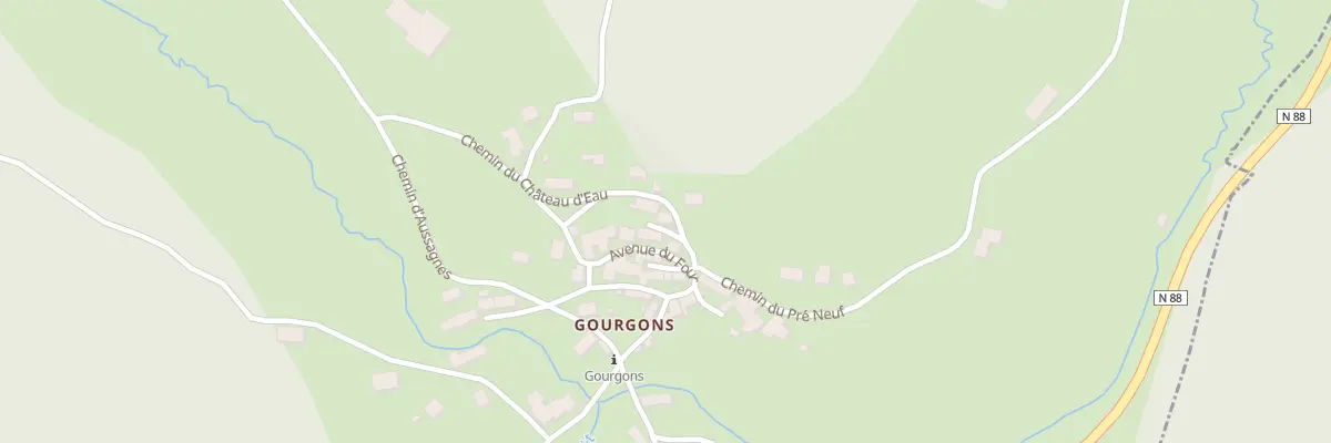 Plan du 5084 Gourgons à Laubert