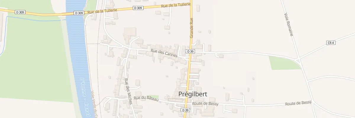 Plan du 3 Rue des Cannes à Prégilbert