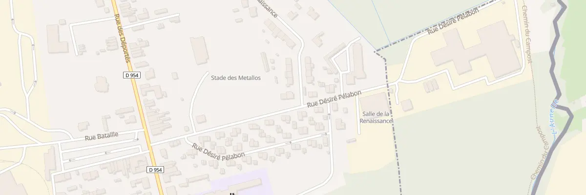 Plan du 3 Rue Désiré Pélabon à Crespin