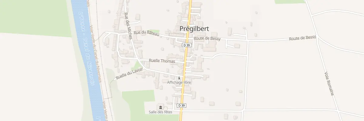 Plan du 13 Gr Grande Rue à Prégilbert