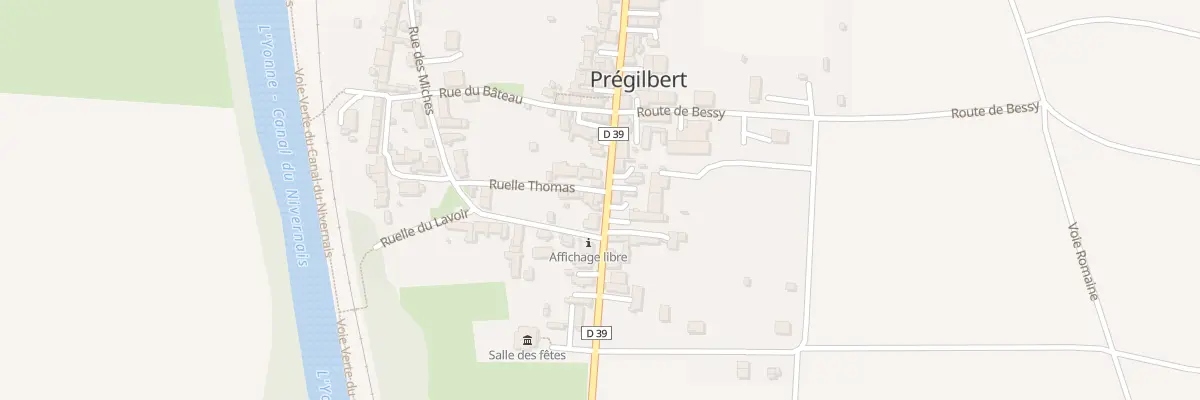 Plan du 1 Rle Thomas à Prégilbert