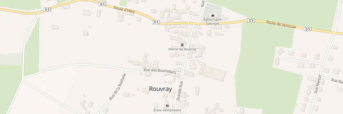 Plan du 10 Gr Grande Rue à Rouvray