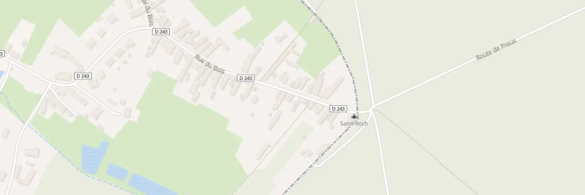 Plan du 72B Rue du Bois à Preux-au-Bois