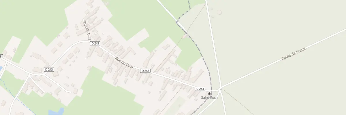 Plan du 77 Rue du Bois à Preux-au-Bois