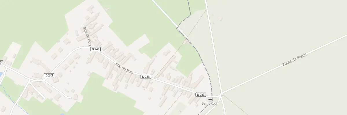 Plan du 81 Rue du Bois à Preux-au-Bois