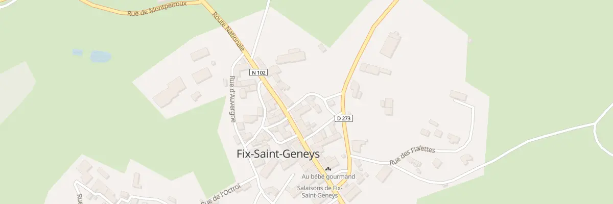 Plan du 5021 Le Bourg à Fix-Saint-Geneys