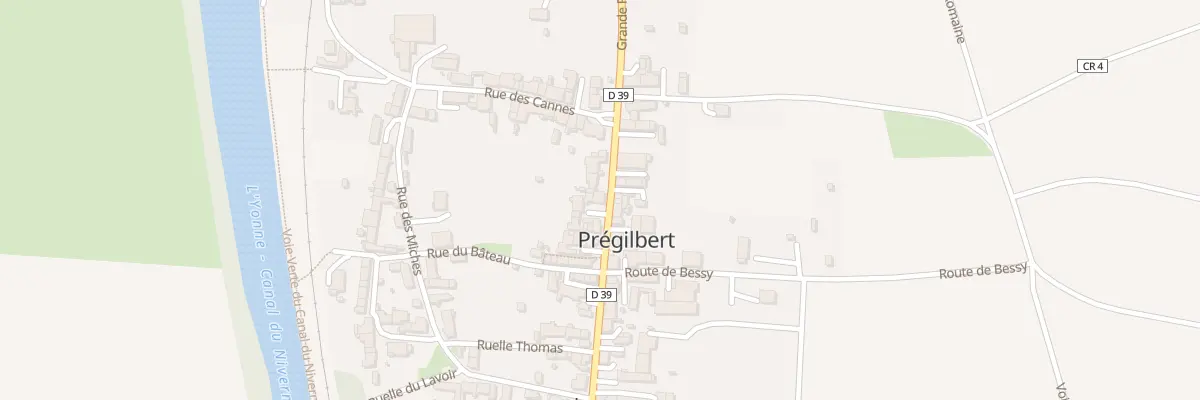 Plan du 27 Gr Grande Rue à Prégilbert