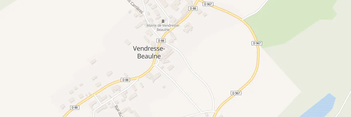 Plan du 1 Rue de l’Abreuvoir à Vendresse-Beaulne