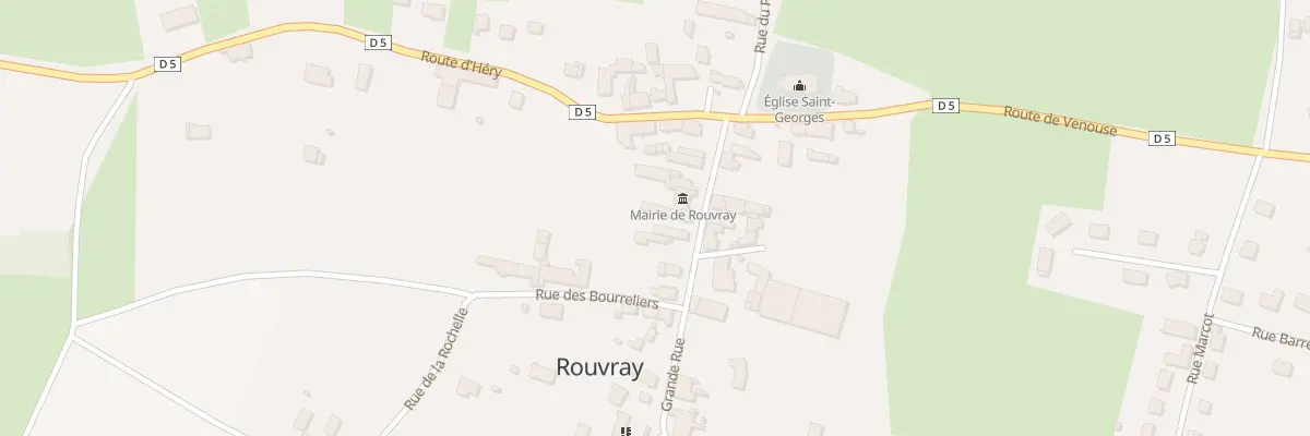 Plan du 8 Gr Grande Rue à Rouvray