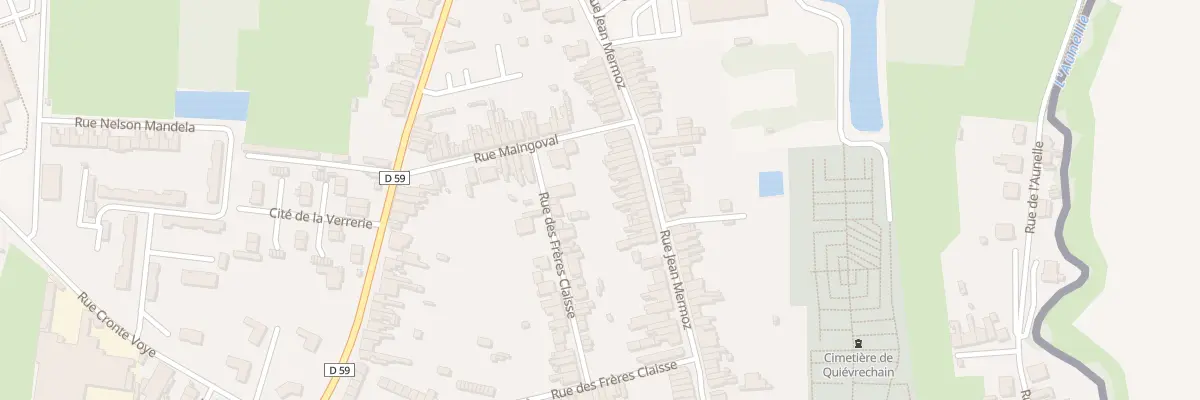 Plan du 32 Rue des Frères Claisse à Quiévrechain