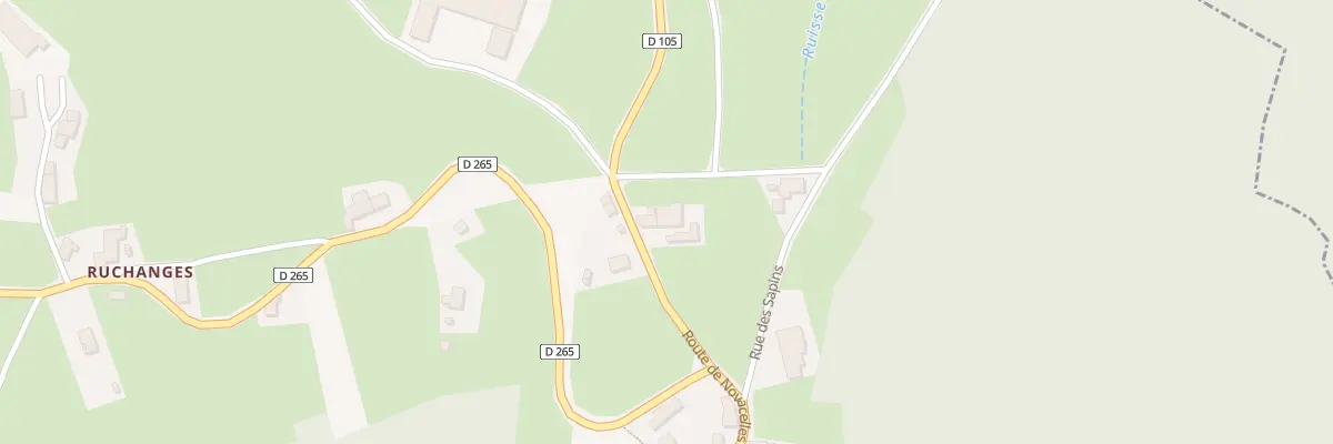 Plan du 5002 Rte de Novacelles La Sagne à Saint-Sauveur-la-Sagne