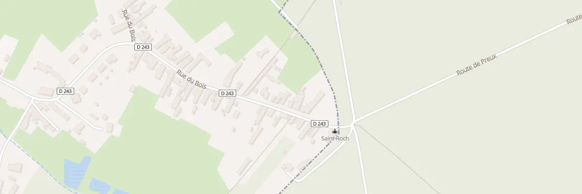 Plan du 103 Rue du Bois à Preux-au-Bois