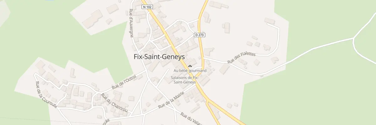 Plan du 5030 Le Bourg à Fix-Saint-Geneys