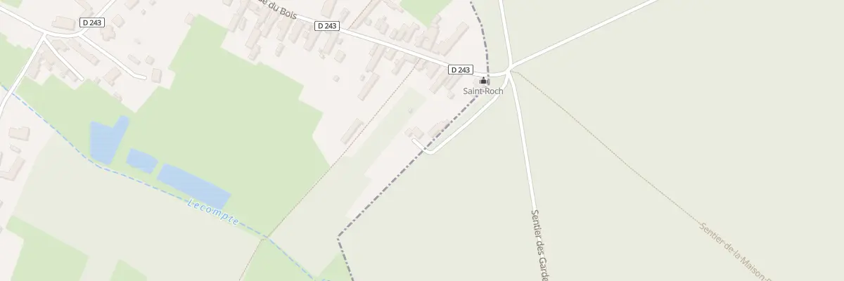 Plan du 98 Rue du Bois à Preux-au-Bois