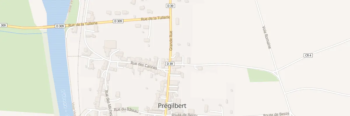 Plan du 1 Che de la Croix Saint-edme à Prégilbert