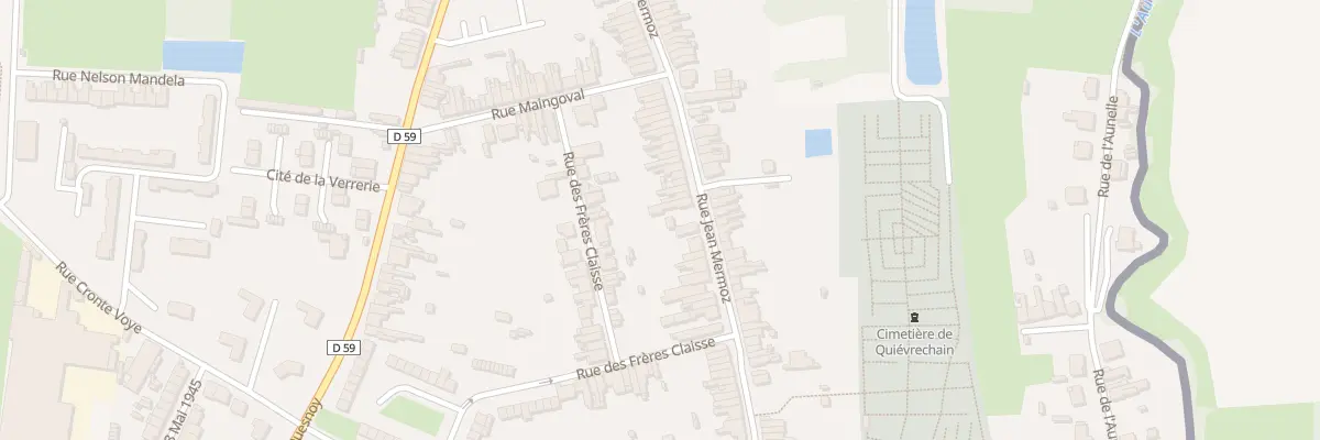 Plan du 68 Rue Jean Mermoz à Quiévrechain