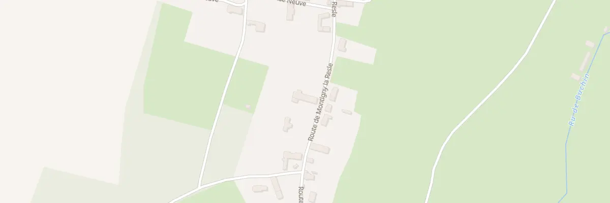 Plan du 18 Rte de Montigny-la-resle à Rouvray
