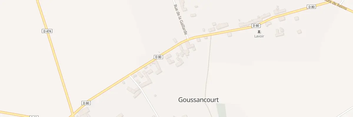 Plan du 14 Rue des Patis à Goussancourt