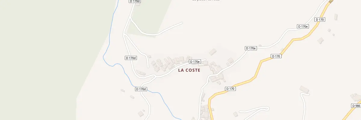 Plan du 5384 La Coste à Saint-André-de-Majencoules