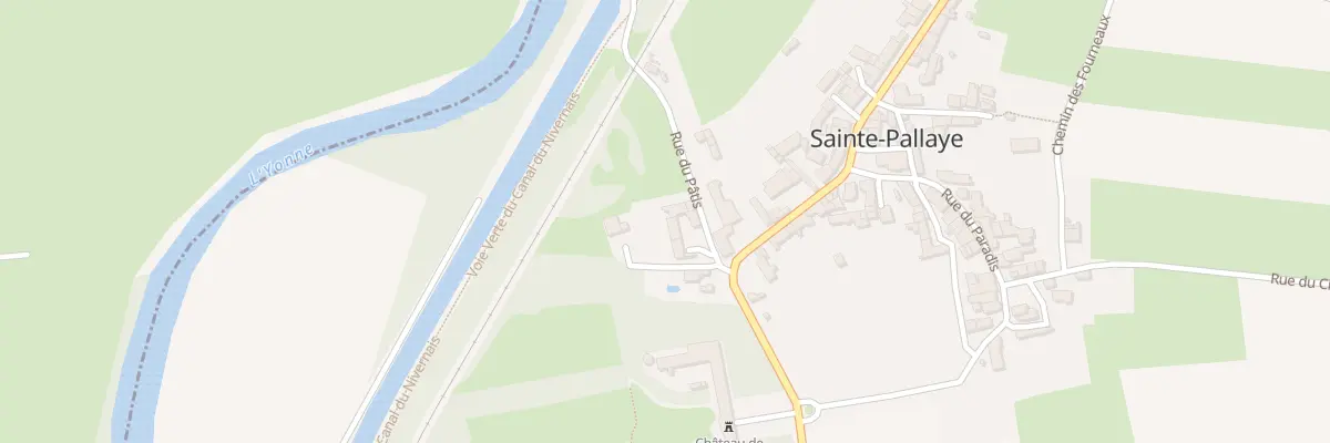 Plan du 1 Rue du Pâtis à Sainte-Pallaye