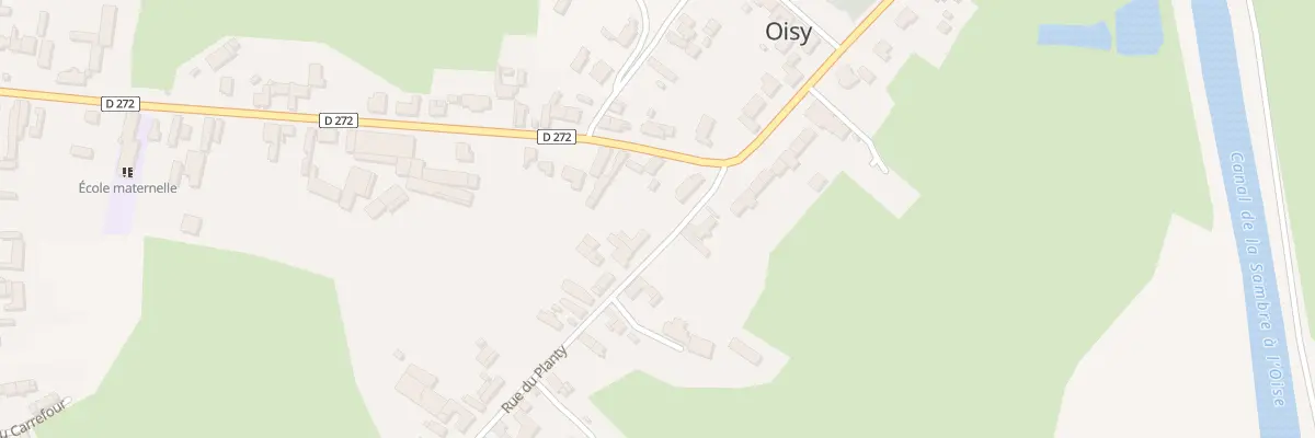 Plan du 4 Rue du Planty à Oisy