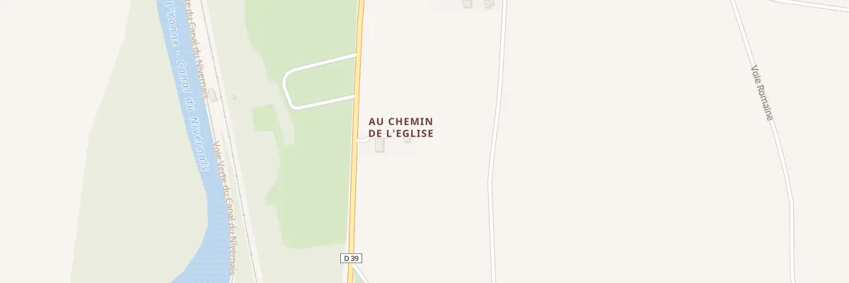 Plan du 114 Au Chemin de l’Eglise à Prégilbert