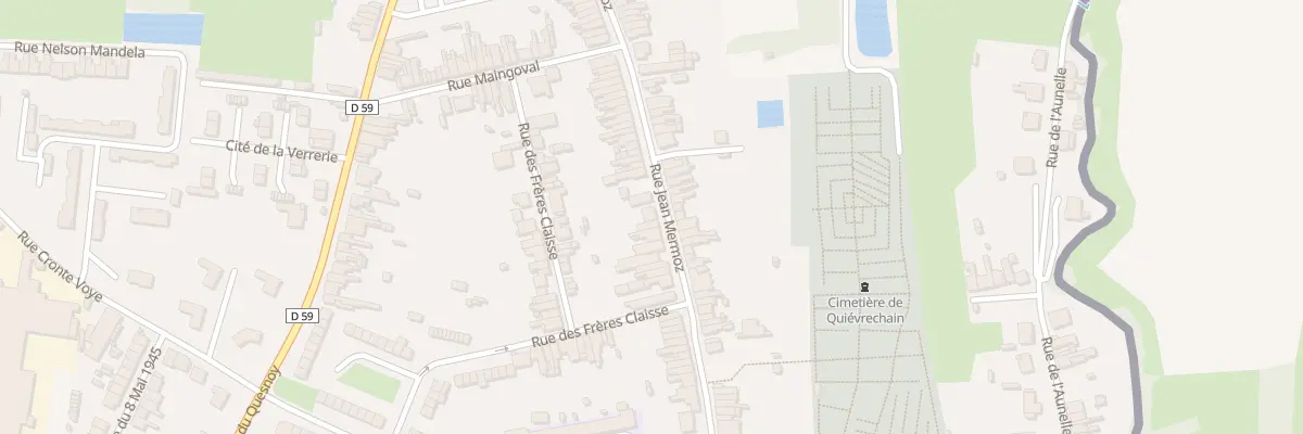 Plan du 64 Rue Jean Mermoz à Quiévrechain