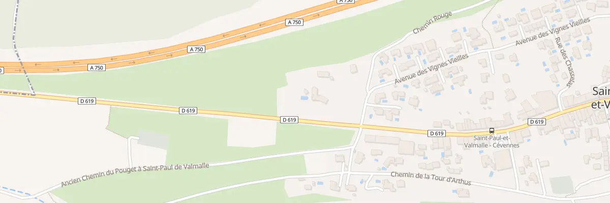 Plan du 61 Av des Cevennes à Saint-Paul-et-Valmalle