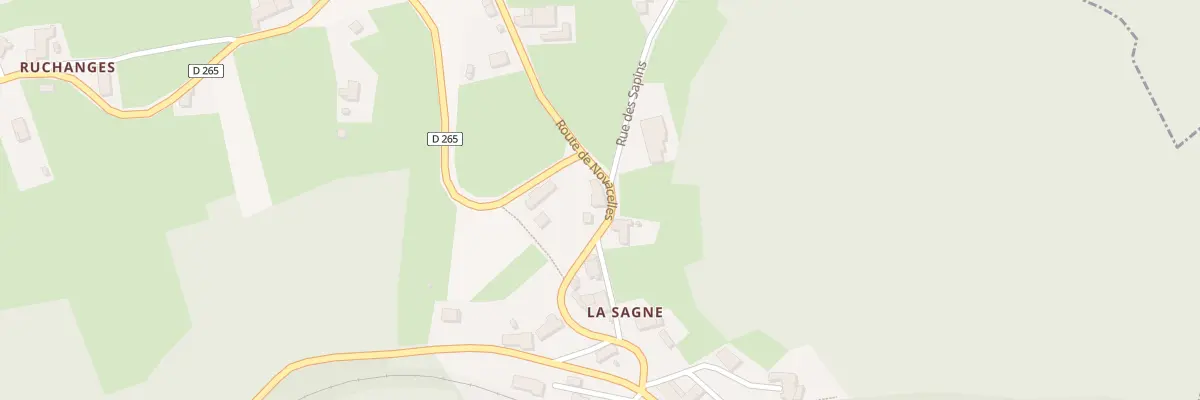 Plan du 5068 La Sagne à Saint-Sauveur-la-Sagne