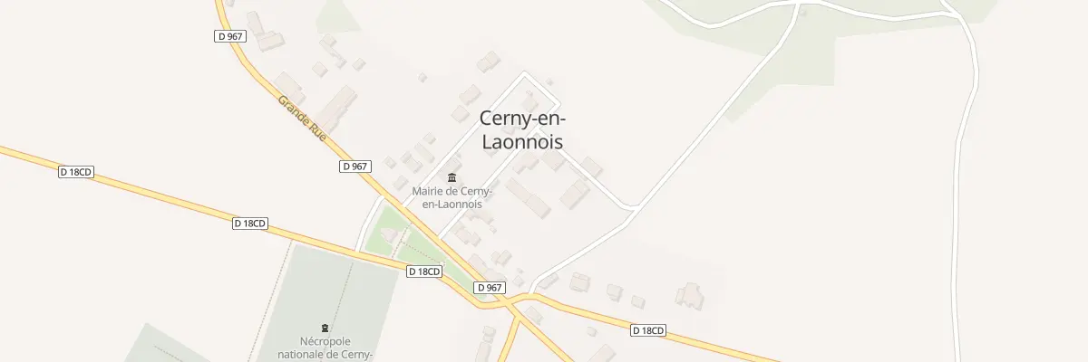 Plan du 6 Rue Edouard Herriot à Cerny-en-Laonnois