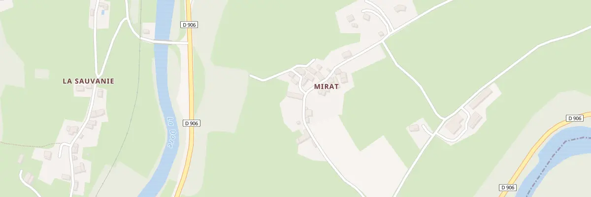 Plan du 5550 Mirat à Marat
