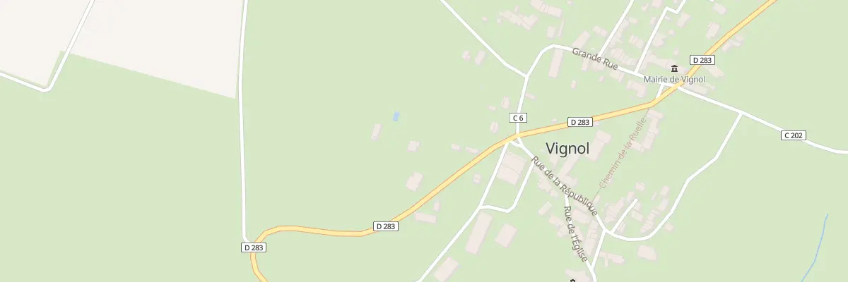 Plan du 4 Rte de Monceaux le Comte à Vignol