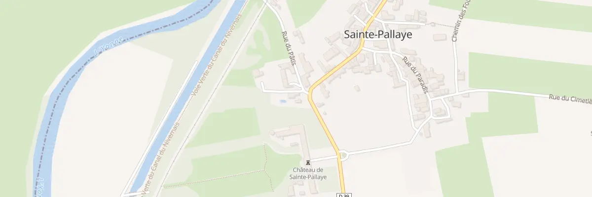 Plan du 3 Grande Rue à Sainte-Pallaye