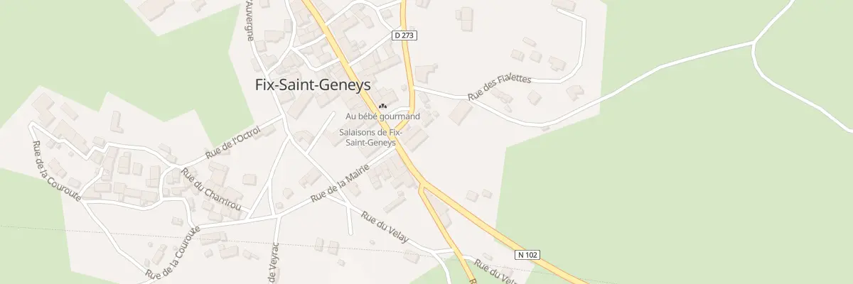Plan du 5034 Le Bourg à Fix-Saint-Geneys