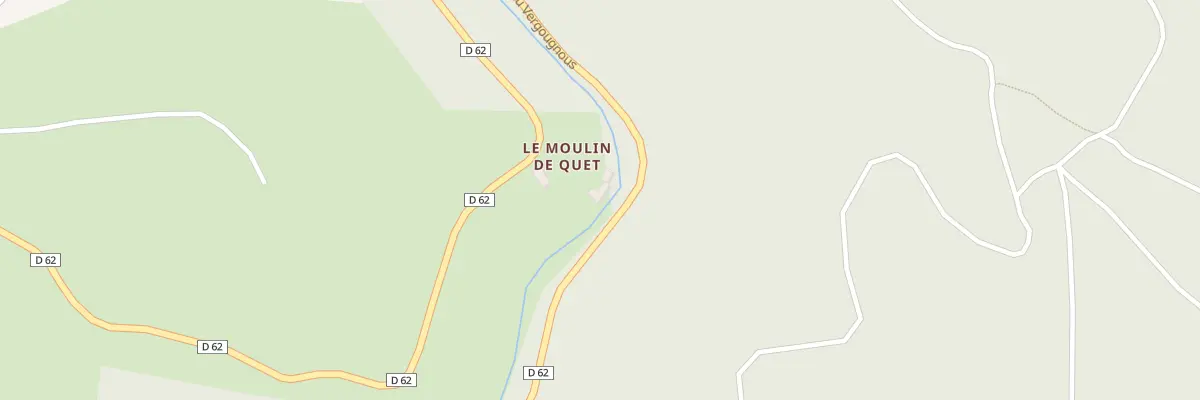Plan du 5106 Moulin de Quet à Barre-des-Cévennes