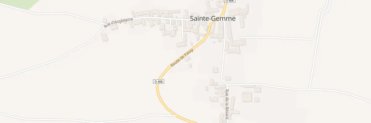 Plan du 4 Rte de Passy à Sainte-Gemme