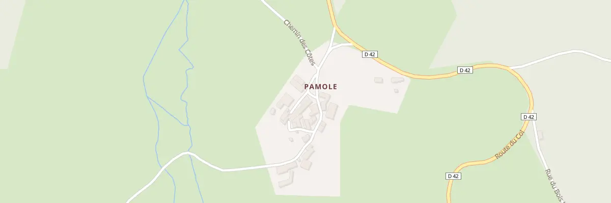 Plan du 5270 Pamole à Vollore-Montagne
