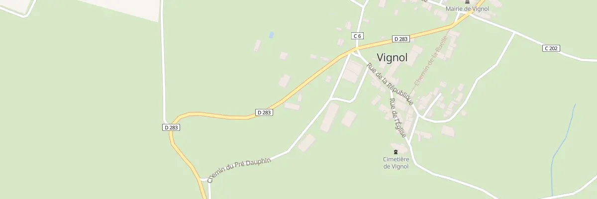 Plan du 3 Rte de Monceaux le Comte à Vignol