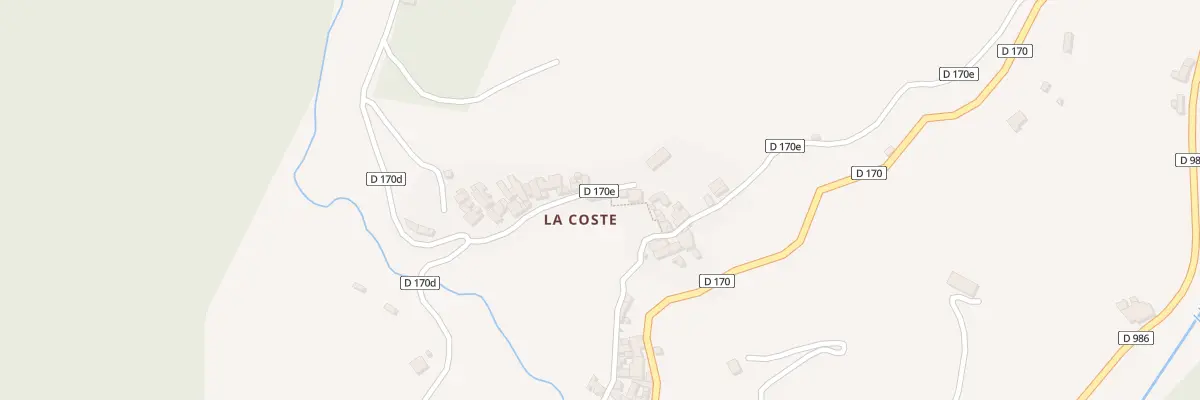Plan du 5380 La Coste à Saint-André-de-Majencoules