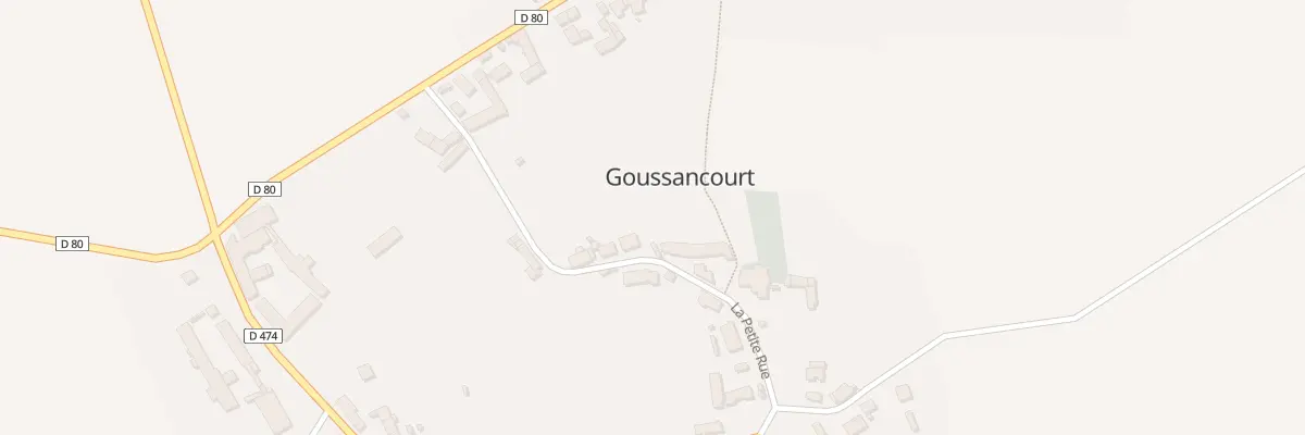 Plan du 5 La Petite Rue à Goussancourt