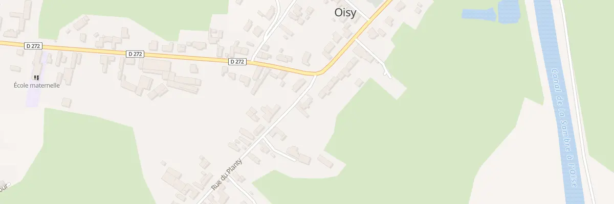 Plan du 1 Rue du Planty à Oisy