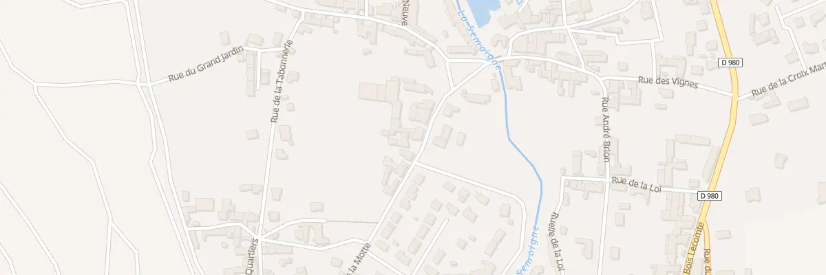 Plan du 6 Rue de la Motte à Verneuil