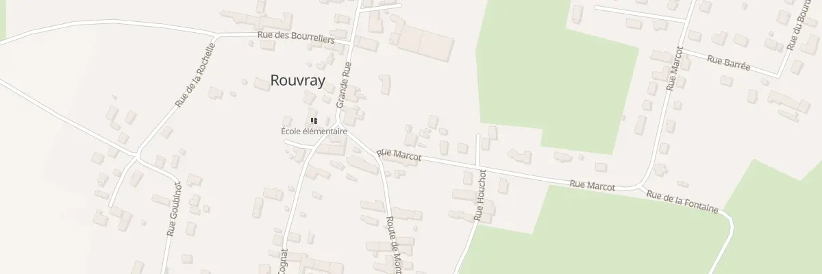 Plan du 1 Rue Marcot à Rouvray