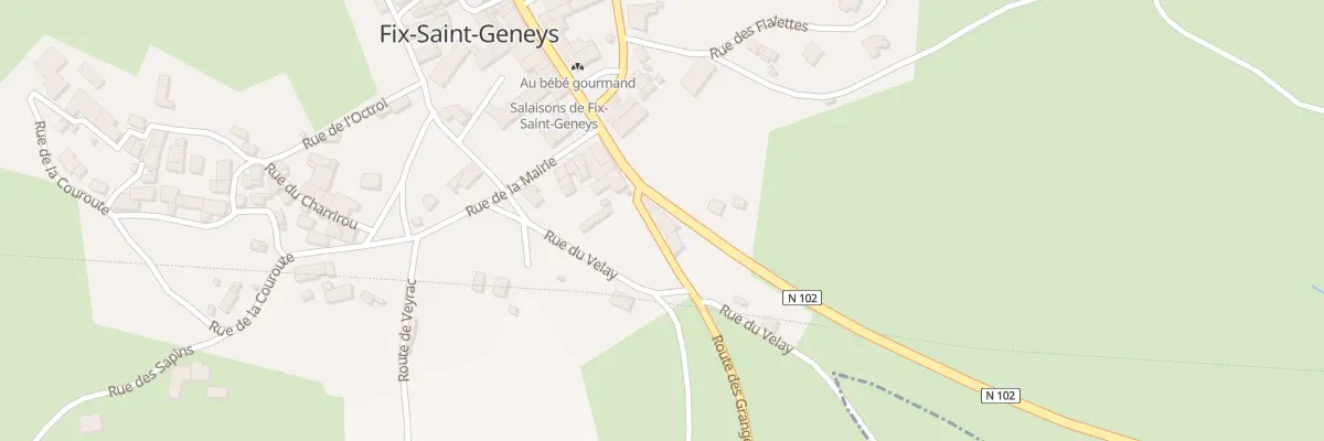 Plan du 5002 Le Bourg à Fix-Saint-Geneys