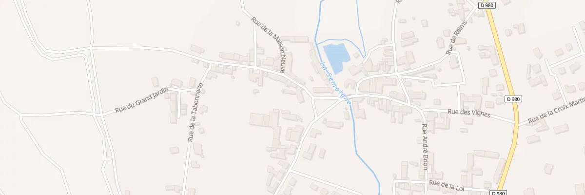 Plan du 1 Pl Saint Martin à Verneuil