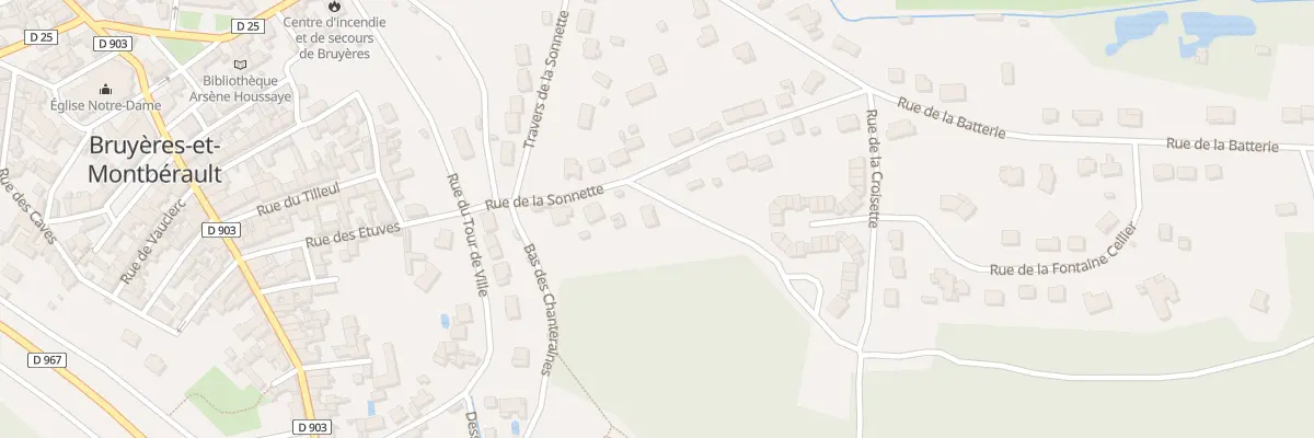 Plan du 2 Rue Alfred Migrenne à Laval-en-Laonnois
